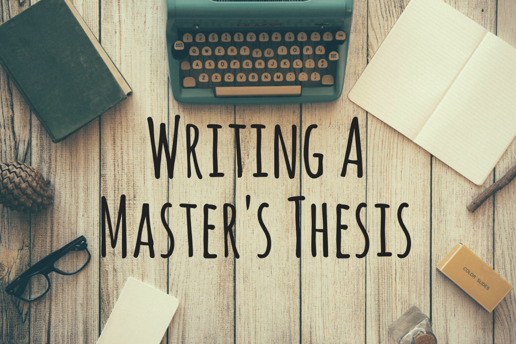 how to write a scientific master's thesis