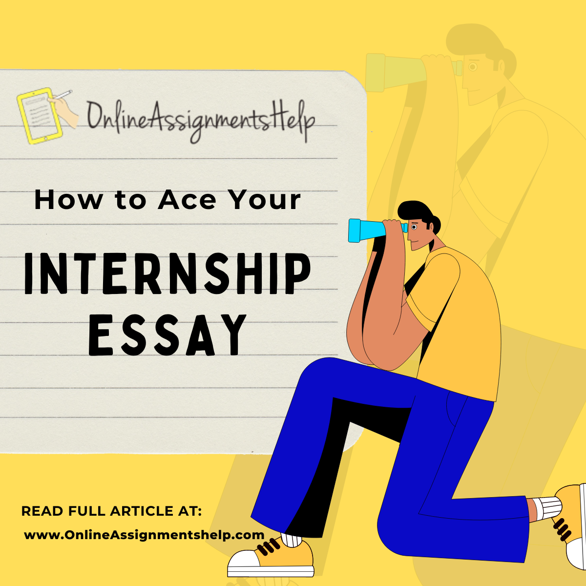 how to write a personal essay for an internship