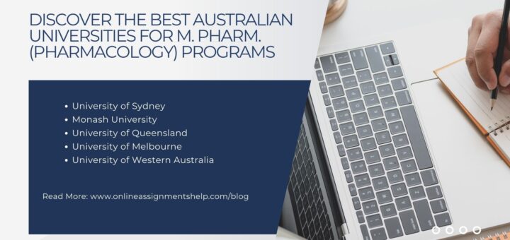 Discover the Best Australian Universities for M. Pharm. (Pharmacology) Programs